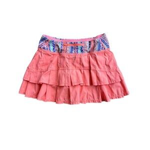 Ivivva Set The Pace Skort Coral Orange Size 14